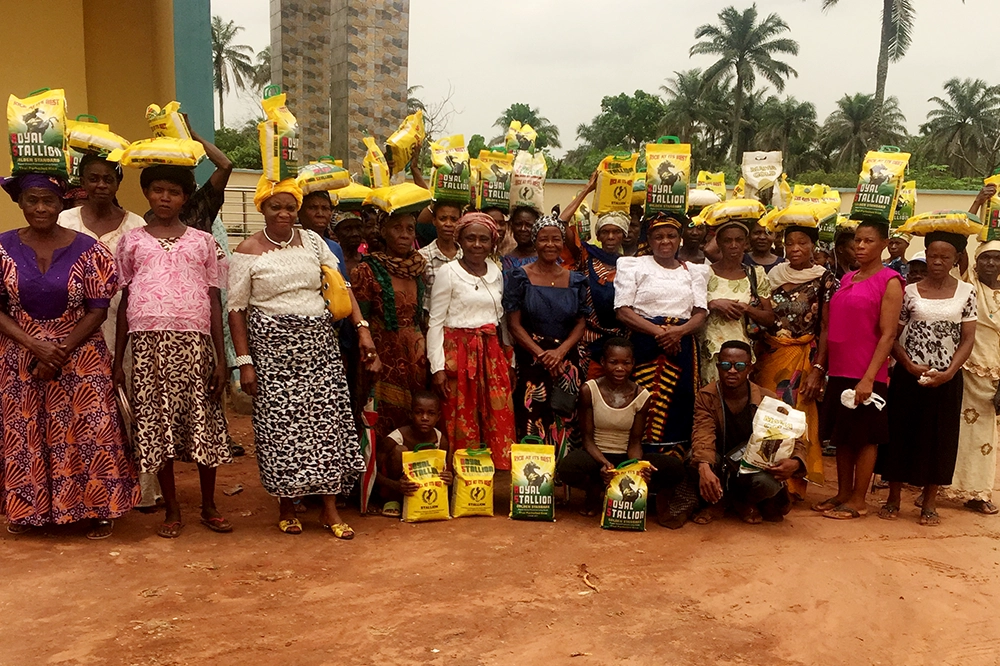Distribution of Food Items to Community Members